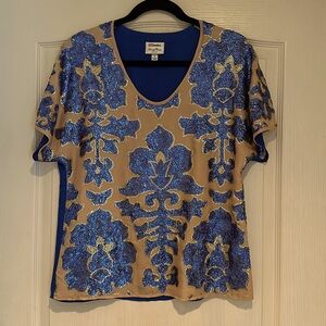 Fancy Reese Sequin Blouse